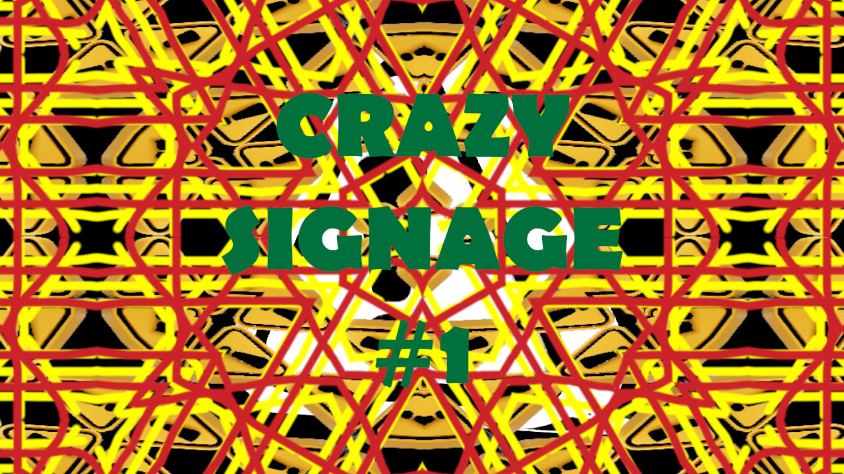 SIGNAGE #1