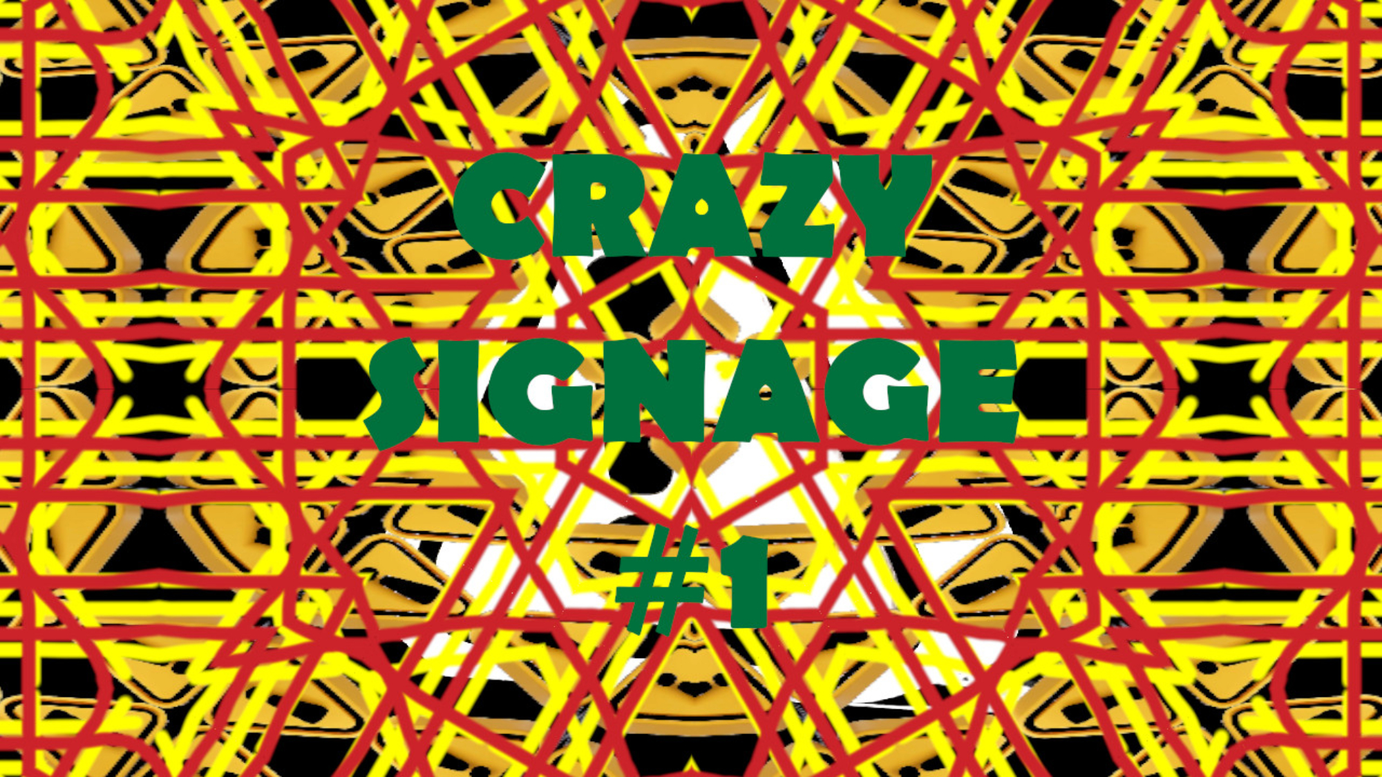 SIGNAGE #1