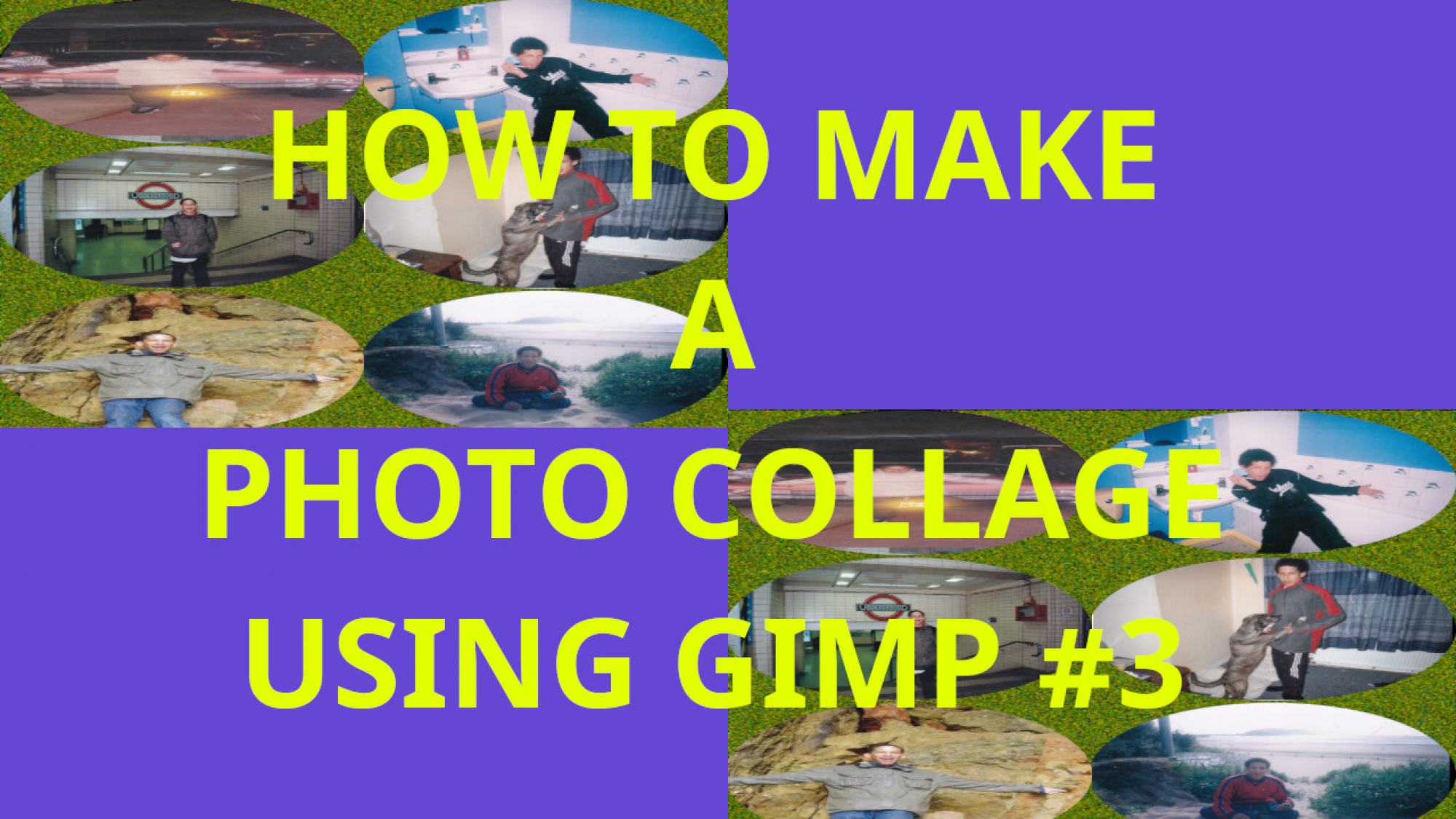 HOW TO MAKE A PHOTO COLLAGE USING GIMP #3