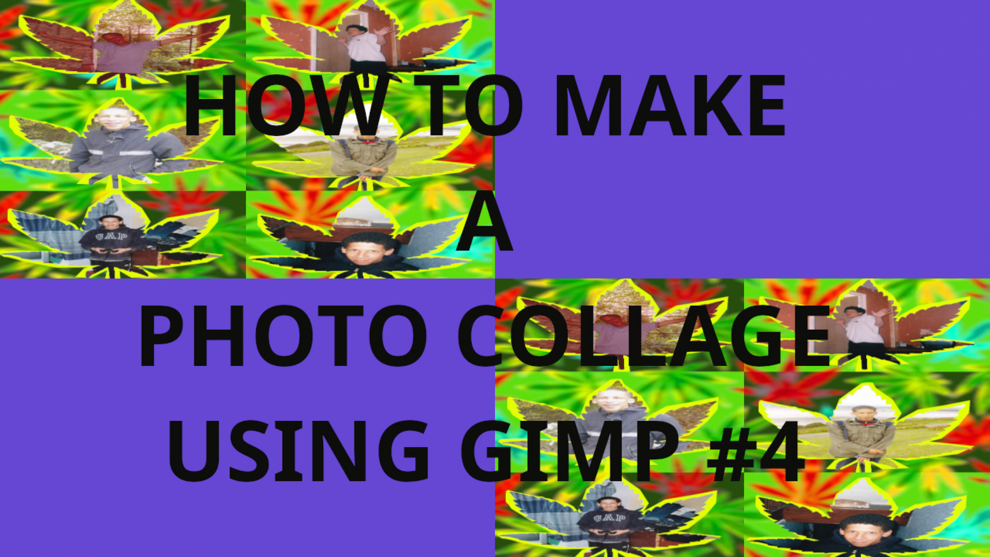 HOW TO MAKE A PHOTO COLLAGE USING GIMP #4