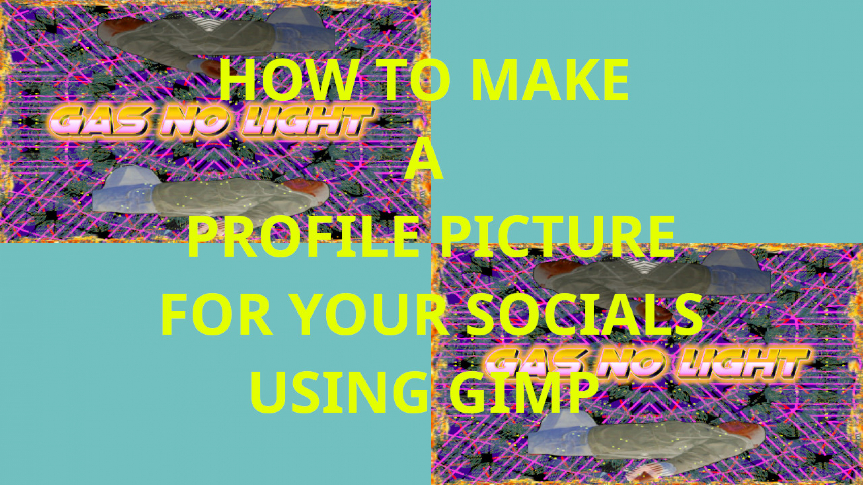HOW TO MAKE A PROFILE PICTURE FOR YOUR SOCIALS USING GIMP