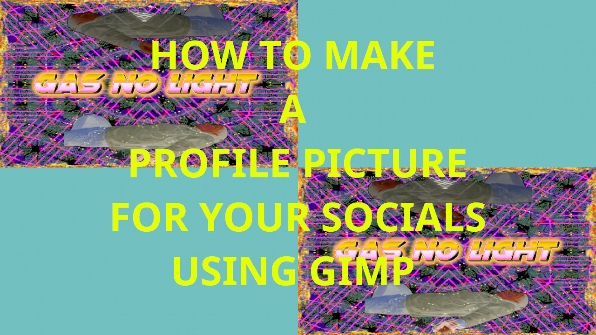 HOW TO MAKE A PROFILE PICTURE FOR YOUR SOCIALS USING GIMP